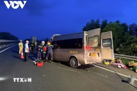 Hiện trường vụ tai nạn. (Nguồn: VOV)