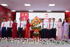 Ủy ban Mặt trận Tổ quốc Việt Nam thành phố Hà Nội chúc mừng Đại hội Mặt trận Tổ quốc Việt Nam phường Yên Nghĩa. (Nguồn: Ủy ban Mặt trận Tổ quốc Việt Nam)