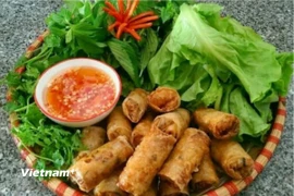 Món nem rán. (Nguồn: Vietnam+)