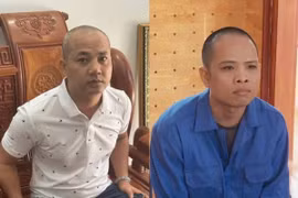 Hai đối tượng Ngọ và Nguyên bị khởi tố vì tội buôn lậu. (Nguồn: Cơ quan Công an)