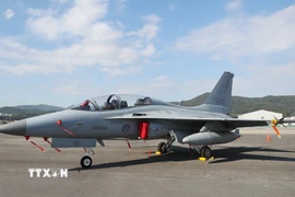 (Tư liệu) Máy bay chiến đấu FA-50. (Ảnh: Yonhap/TTXVN)
