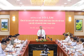 Tổng Bí Thư Tô Lâm phát biểu. (Ảnh: Thống Nhất/TTXVN)