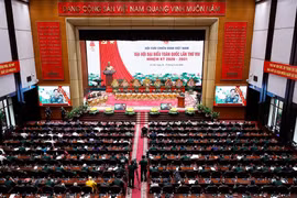 Toàn cảnh Đại hội đại biểu toàn quốc Hội Cựu chiến binh Việt Nam lần thứ VIII. (Ảnh: Doãn Tấn/TTXVN)