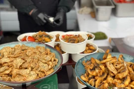 Đặc sản bánh đa cá Hải Phòng. (Nguồn: Vietnam+)