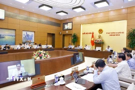 Chủ tịch Quốc hội Trần Thanh Mẫn phát biểu. (Ảnh: Doãn Tấn/TTXVN)