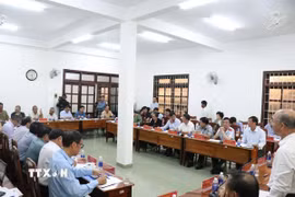 Quang cảnh buổi đối thoại. (Ảnh: Tuấn Anh/ TTXVN)