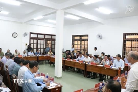 Quang cảnh buổi đối thoại. (Ảnh: Tuấn Anh/ TTXVN)