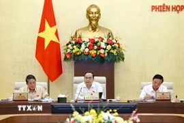 Chủ tịch Quốc hội Trần Thanh Mẫn phát biểu. (Ảnh: Doãn Tấn/TTXVN)