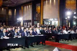 Tổng Bí thư, Chủ tịch nước Tô Lâm và Tổng thống Philippines Ferdinand Romualdez Marcos Jr. cùng các đại biểu hai nước dự Diễn đàn Doanh nghiệp Việt Nam-Philippines tháng 6/2026. (Ảnh: Thống Nhất/TTXVN)