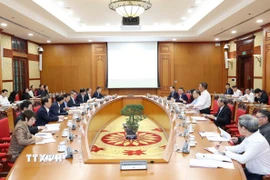 Quang cảnh cuộc họp. (Ảnh: Phương Hoa/TTXVN)