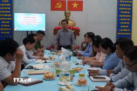 Phường Bàn Cờ (TP Hồ Chí Minh) triển khai mô hình "Đi cơ sở - gợi mở ý dân" nhằm nâng cao hiệu quả phục vụ người dân. (Ảnh: Hữu Duyên/TTXVN)