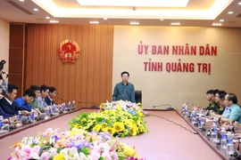 Quang cảnh buổi làm việc. (Ảnh: Tường Vi/TTXVN)