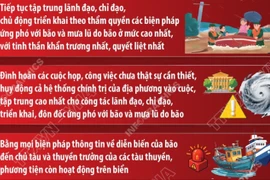Tập trung triển khai các biện pháp khẩn cấp ứng phó bão số 13 