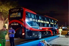 Hiện trường vụ tai nạn.