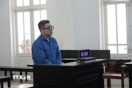 Bị cáo Đặng Chí Thành tại phiên tòa. (Ảnh: Vũ Quang/TTXVN)