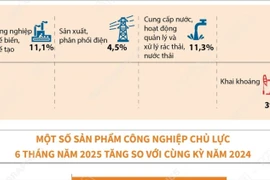 Chỉ số sản xuất toàn ngành công nghiệp tăng 9,2% trong 6 tháng năm 2025