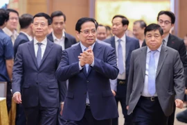 Thủ tướng Phạm Minh Chính tới dự và chủ trì Diễn đàn quốc gia phát triển Kinh tế số và xã hội số lần thứ 3. (Nguồn: Báo Chính phủ)
