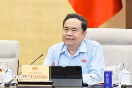 Chủ tịch Quốc hội Trần Thanh Mẫn phát biểu. (Ảnh: Doãn Tấn/TTXVN)