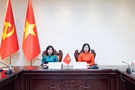 Đoàn Việt Nam tham gia Phiên họp tham vấn lần thứ năm của Ủy ban điều phối Nữ nghị sỹ Hội đồng Liên nghị viện các quốc gia ASEAN (WAIPA). (Nguồn: Cổng Thông tin Điện tử Quốc hội)