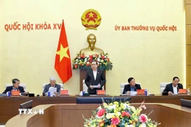 Chủ tịch Quốc hội Trần Thanh Mẫn phát biểu. (Ảnh: Doãn Tấn/TTXVN)