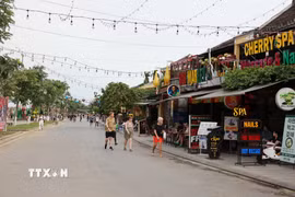 Hội An không thể phát triển nếu khép kín trong ranh giới hành chính, bởi các yếu tố di sản, sinh thái, sông nước và làng nghề là một chỉnh thể liên thông với Hội An Đông, Hội An Tây và xã Tân Hiệp. (Ảnh: Anh Dũng/TTXVN)