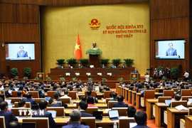 Quang cảnh Kỳ họp không thường lệ thứ Nhất, Quốc hội khóa XVI. (Ảnh: Minh Đức/TTXVN)