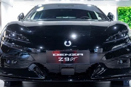 Xe điện BYD Denza Z9 GT được trưng bày tại Hong Kong vào tháng 2/2025. (Nguồn: Getty)