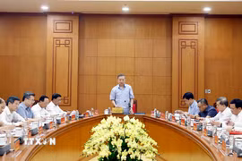 Tổng Bí thư, Chủ tịch nước Tô Lâm phát biểu chỉ đạo. (Ảnh: Thống Nhất/TTXVN)