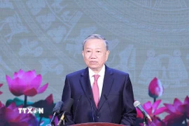 Tổng Bí thư Tô Lâm phát biểu chỉ đạo. (Ảnh: Thống Nhất/TTXVN)