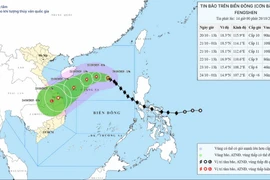 Bão số 12 tăng cấp, giật cấp 12, cách đặc khu Hoàng Sa khoảng 460km