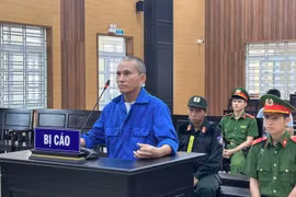 Bị cáo Huỳnh Ngọc Tuấn tại tòa.