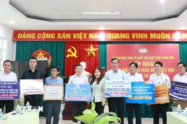 Khu vực trung tâm của tỉnh Thái Nguyên ngập sâu trong nước lũ. Ảnh: Phạm Tuấn Anh - TTXVN