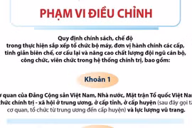 Sửa đổi, bổ sung chính sách, chế độ trong thực hiện sắp xếp tổ chức bộ máy 