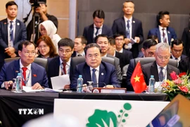 Chủ tịch Quốc hội Trần Thanh Mẫn dự Phiên họp Ban điều hành AIPA. (Ảnh: Doãn Tấn/ TTXVN)