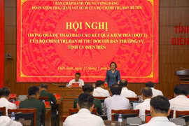 Phó Thủ tướng Phạm Thị Thanh Trà phát biểu tại buổi làm việc. (Ảnh: Xuân Tư/TTXVN)