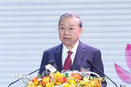 Tổng Bí thư Tô Lâm phát biểu. (Ảnh: Thống Nhất/TTXVN)