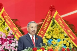 Tổng Bí thư Tô Lâm phát biểu chỉ đạo. (Ảnh: Thống Nhất/TTXVN)