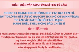 Nội dung chính trong diễn văn của Tổng Bí thư tại Lễ kỷ niệm 80 năm Quốc khánh 