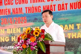 Chủ tịch Ủy ban Nhân dân tỉnh Bình Thuận Đỗ Hữu Huy. (Ảnh: Nguyễn Thanh/TTXVN)