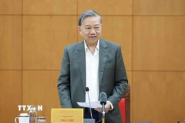 Tổng Bí thư Tô Lâm phát biểu. (Ảnh: Thống Nhất/TTXVN)