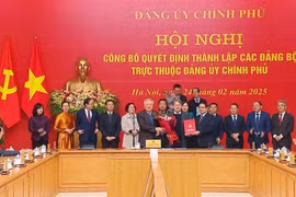 Quyết định thành lập 15 Đảng bộ thuộc Đảng ủy Chính phủ