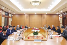 Tổng Bí thư Tô Lâm phát biểu tại cuộc họp của Ban Bí thư ngày 4/2/2025. (Ảnh: Thống Nhất/TTXVN)