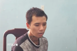Đối tượng Nguyễn Hoàng Huy. (Ảnh: TTXVN phát)