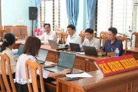 Vận hành thử nghiệm ở xã Bình Khánh mới (sáp nhập 3 xã gồm: Bình Khánh, Tân Thôn Hiệp và An Thới Đông) , huyện Cần Giờ, Thành phố Hồ Chí Minh, có diện tích hơn 127km2 và hơn 35.000 dân. (Ảnh: Hữu Duyên/TTXVN)