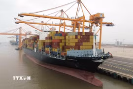 Ngày 6/5 hàng năm được công nhận là Ngày Logistics Việt Nam. (Ảnh minh họa: Hoàng Ngọc/TTXVN)