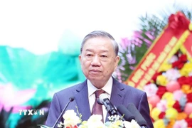 Tổng Bí thư Tô Lâm phát biểu. (Ảnh: Thống Nhất/TTXVN)