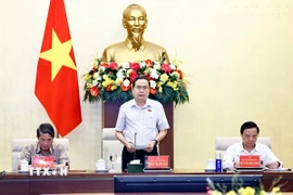 Chủ tịch Quốc hội Trần Thanh Mẫn phát biểu. (Ảnh: Doãn Tấn/TTXVN)