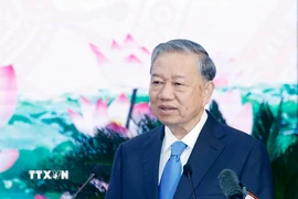 Tổng Bí thư Tô Lâm phát biểu chỉ đạo. (Ảnh: Thống Nhất/ TTXVN)