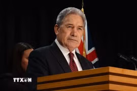 Bộ trưởng Ngoại giao New Zealand Winston Peters. (Ảnh: TTXVN phát)