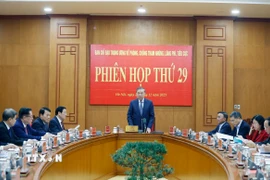 Tổng Bí thư Tô Lâm phát biểu. (Ảnh: Thống Nhất/TTXVN)